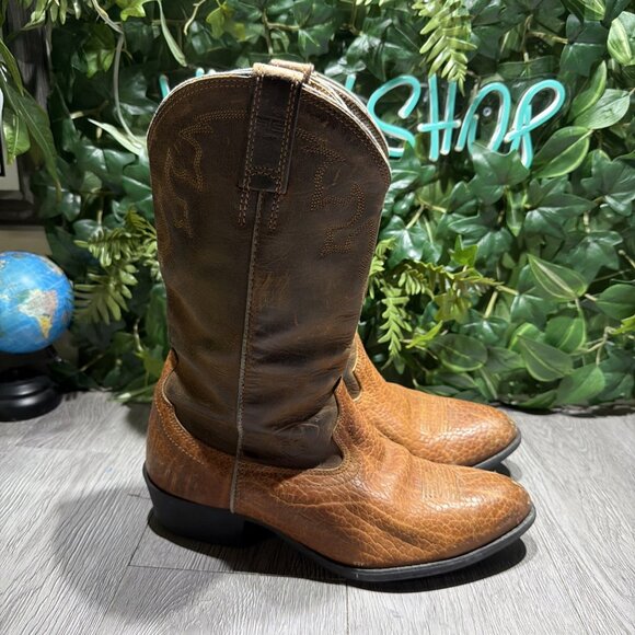 Ariat Men\'s Leather Western Cowboy Boots Size 9.5 U.S. #34288 main image 13